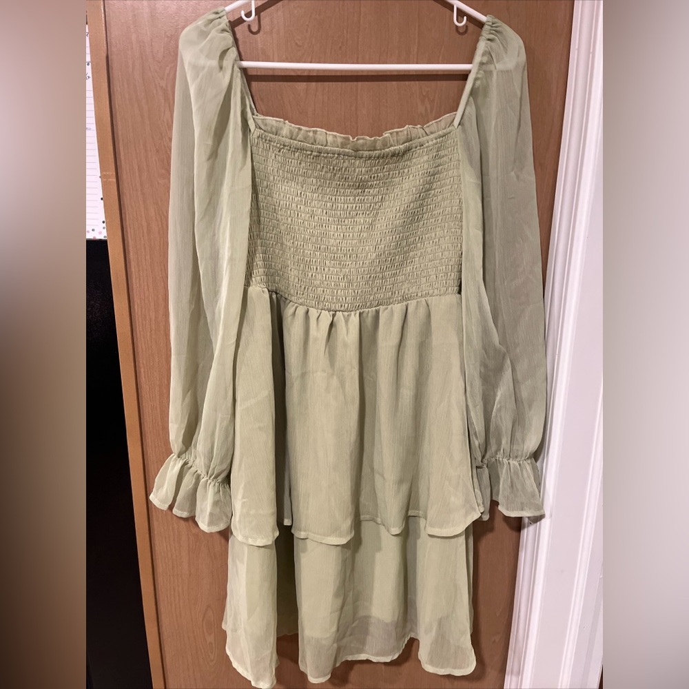 SHEIN Ruffle Dress- Large